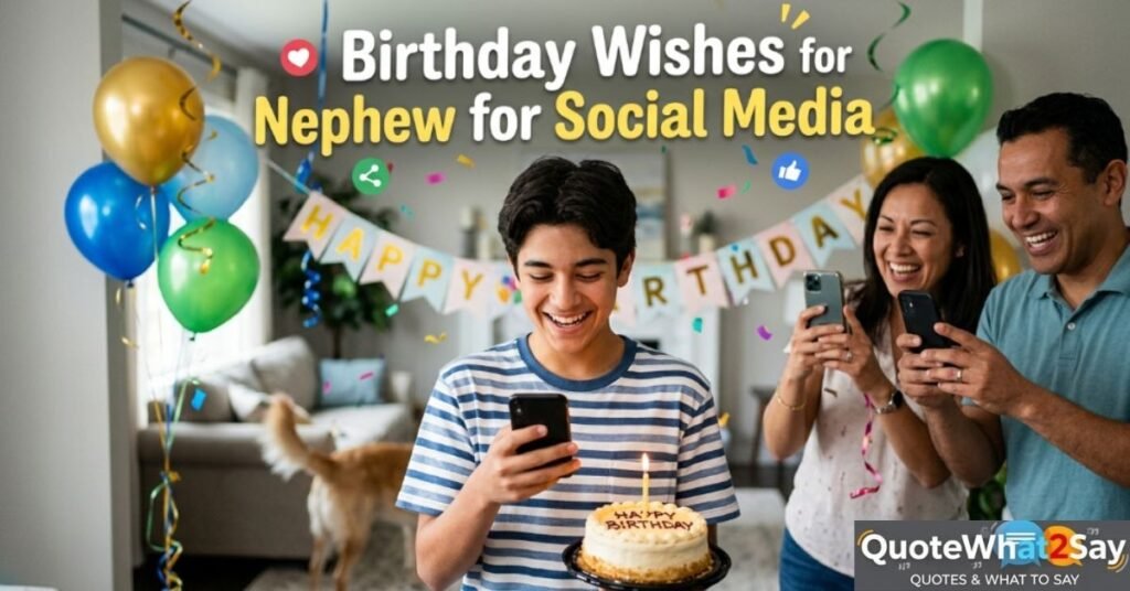 Birthday Wishes for Nephew for Social Media