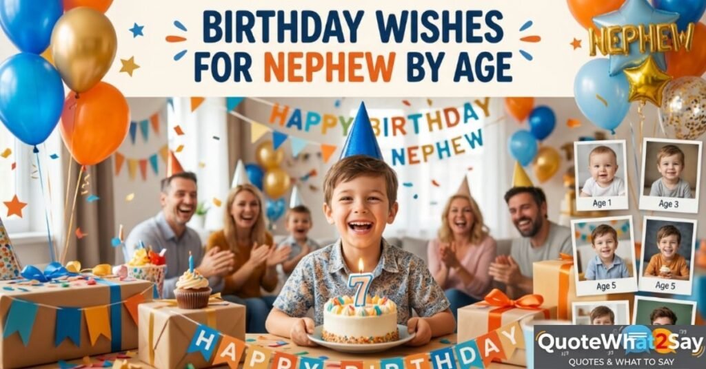 Birthday Wishes for Nephew by Age