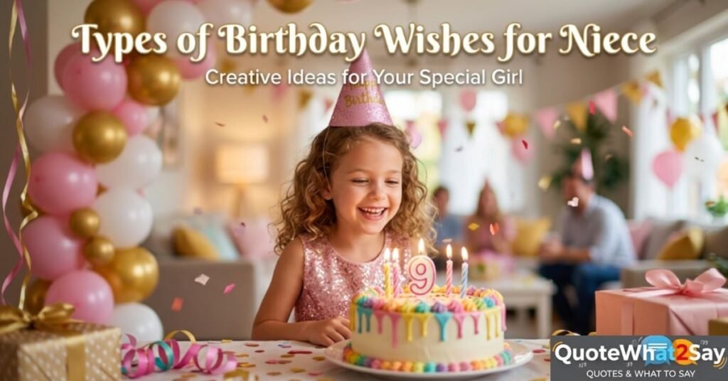 Types of Birthday Wishes for Niece