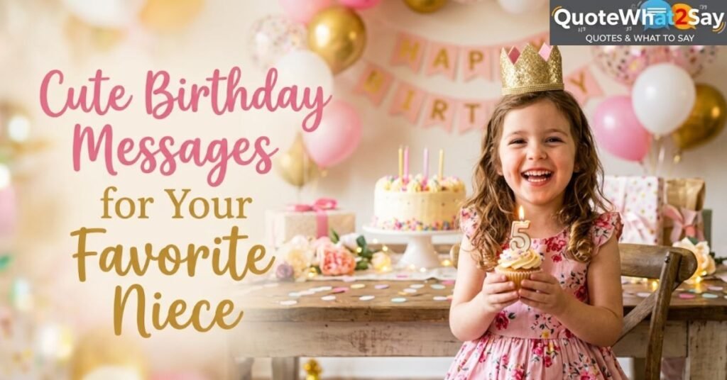 Cute Birthday Messages for Your Favorite Niece