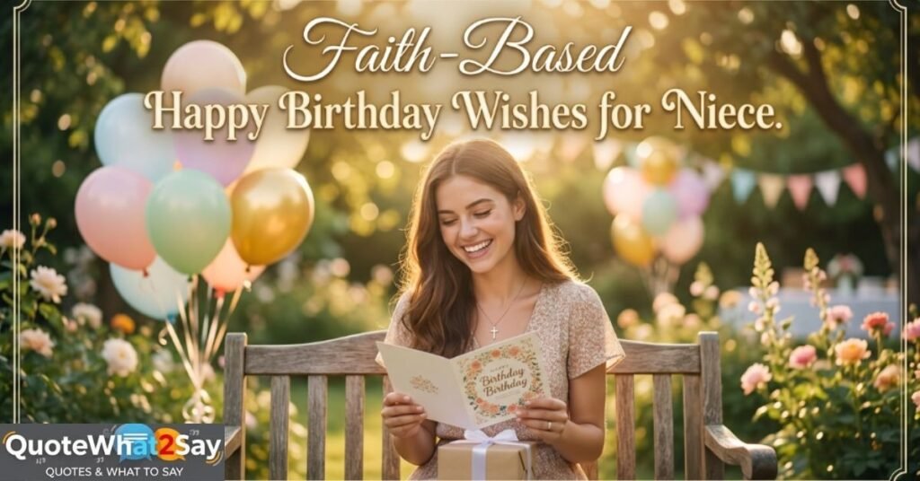 Faith-Based Happy Birthday Wishes for Niece
