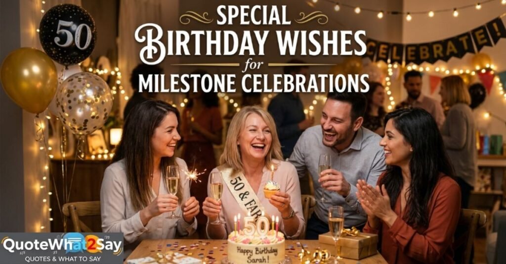 Special Birthday Wishes for Milestone Celebrations