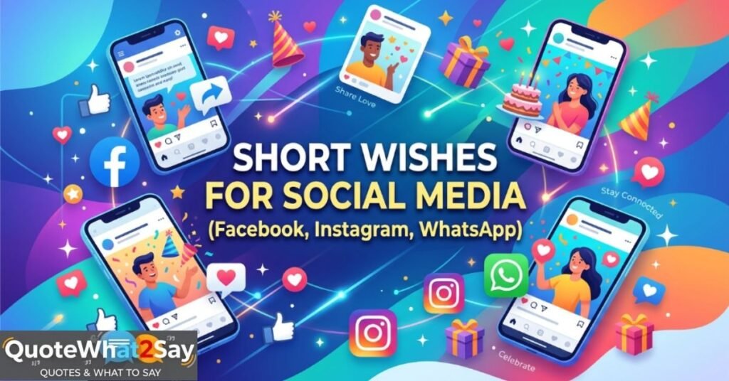 Short Wishes for Social Media (Facebook, Instagram, WhatsApp)