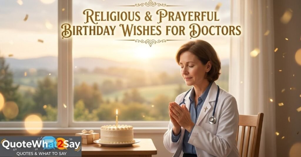 Religious & Prayerful Birthday Wishes for DoctorsÂ