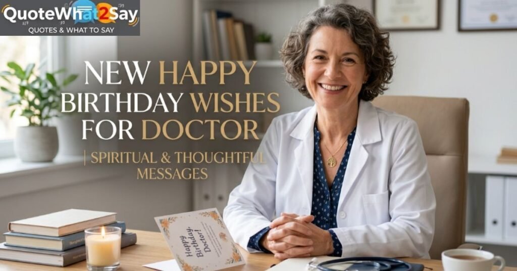 250+ New Happy Birthday Wishes For Doctor | Spiritual & Thoughtful Messages