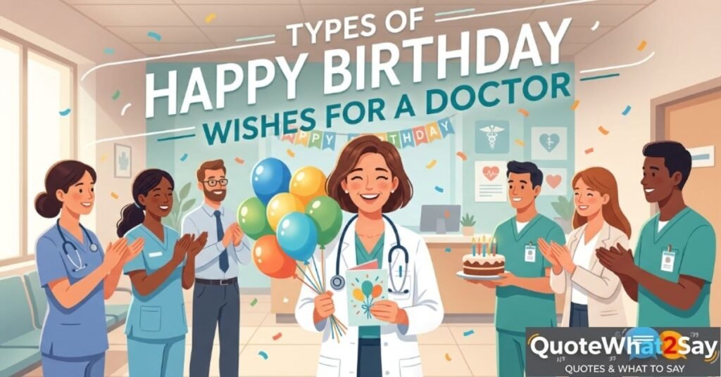 Types of Happy Birthday Wishes for a Doctor
