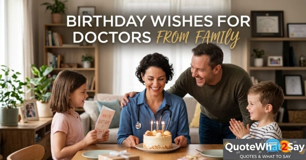 Birthday Wishes for Doctors from Family