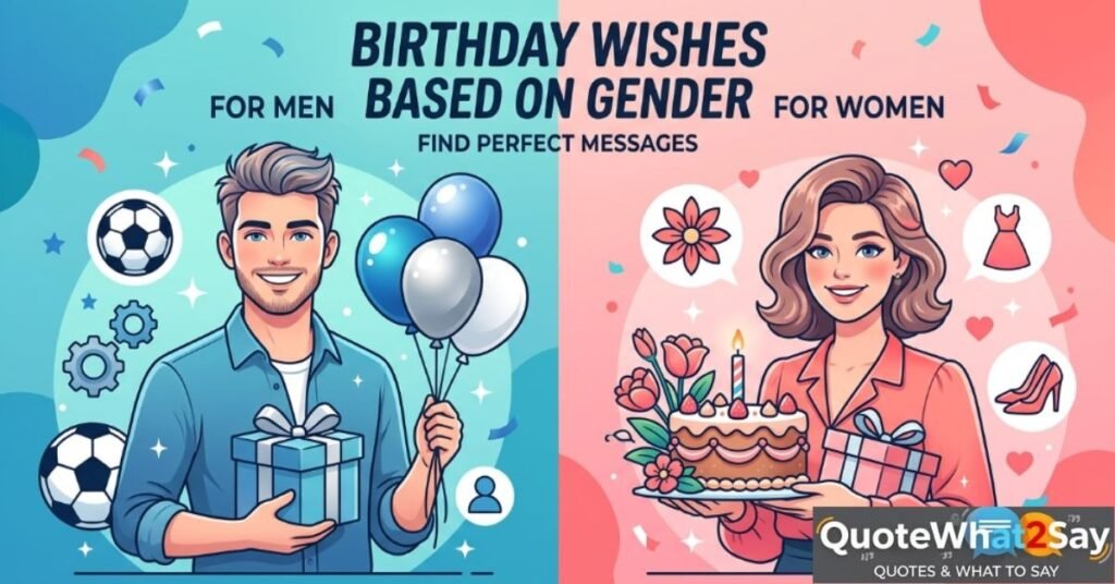Birthday Wishes Based on Gender