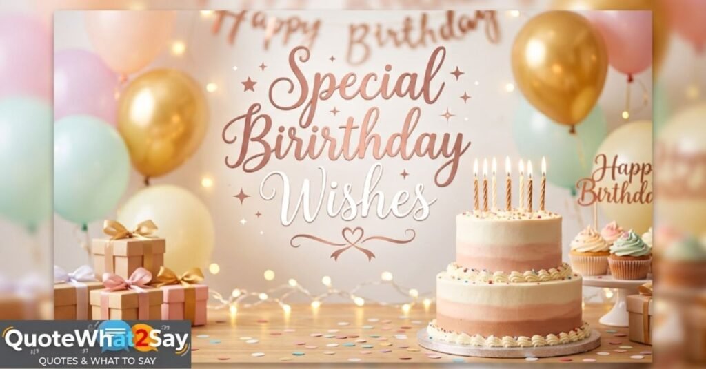 Special Birthday Wishes