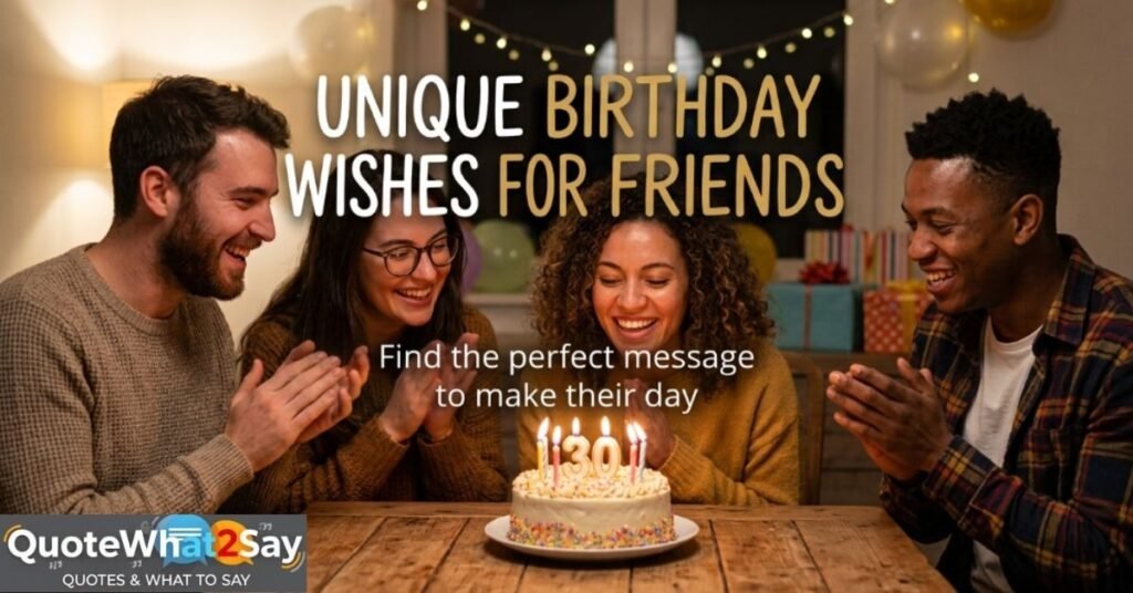 Unique Birthday Wishes for Friends