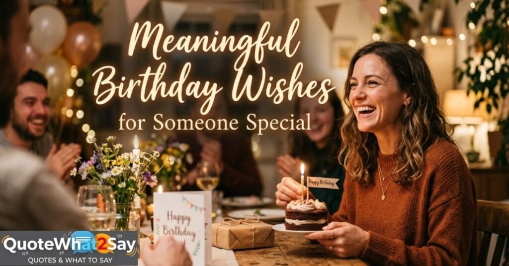 Meaningful Birthday Wishes for Someone Special