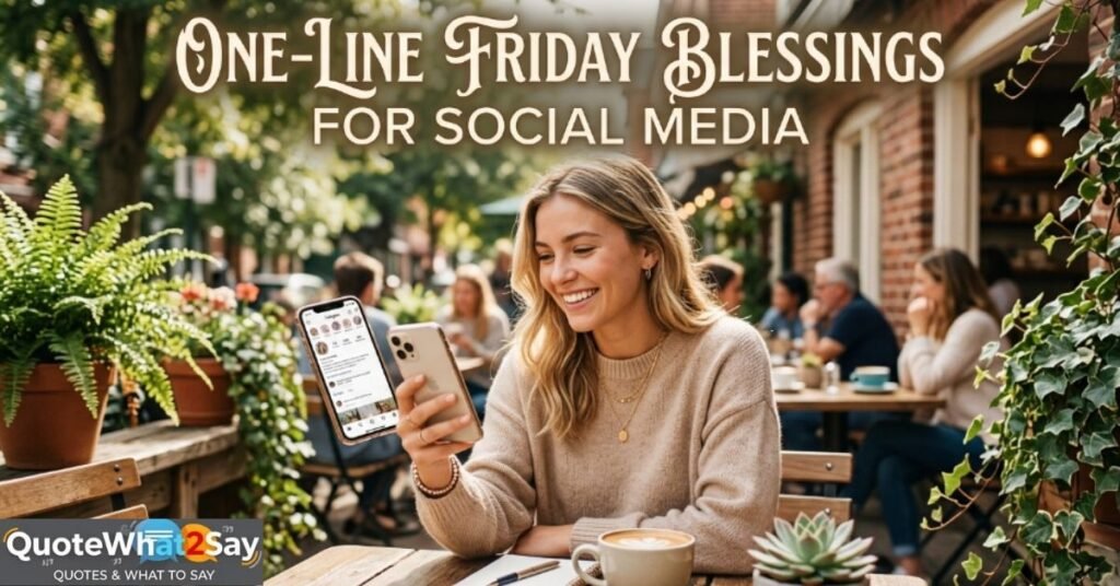 One-Line Friday Blessings for Social Media