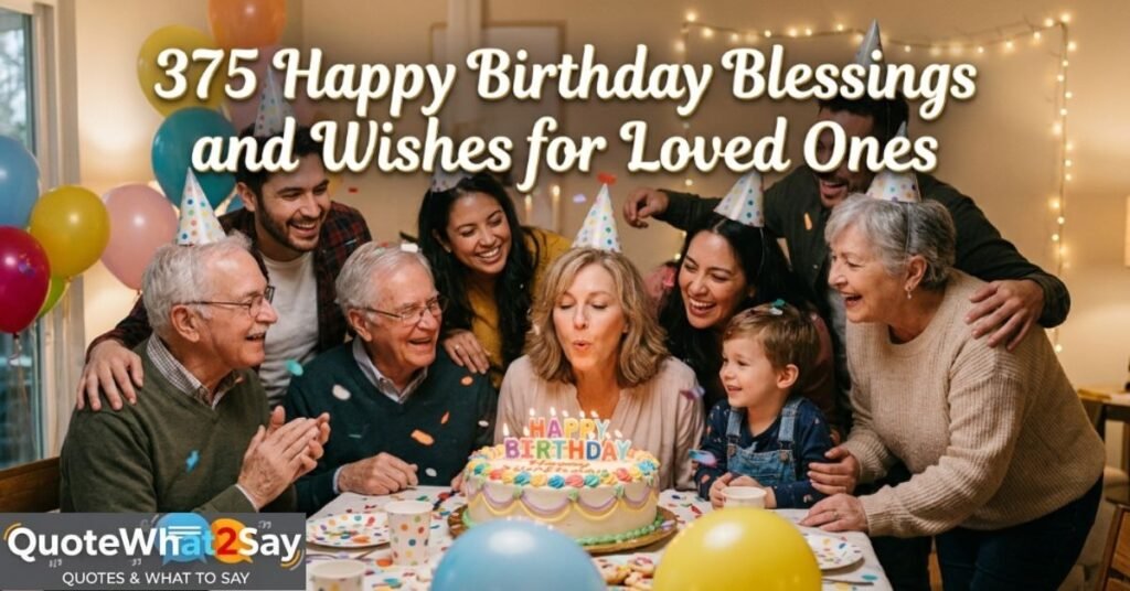 375 Happy Birthday Blessings and Wishes for Loved Ones