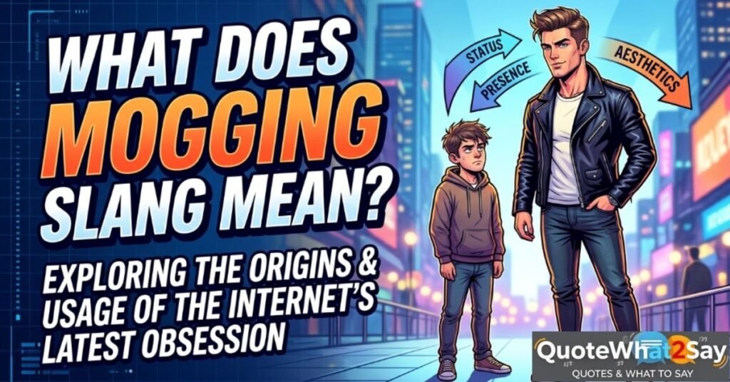 What Does Mogging Slang Mean?