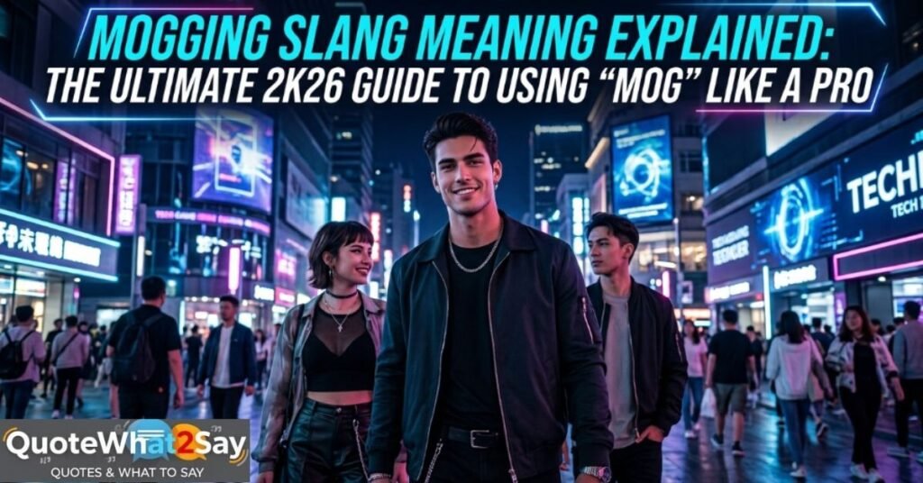 Mogging Slang Meaning: The Ultimate 2K26 Guide to Using "Mog" Like a Pro