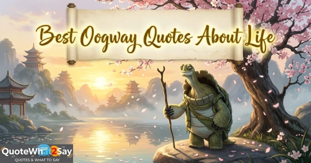 Best Oogway Quotes About Life