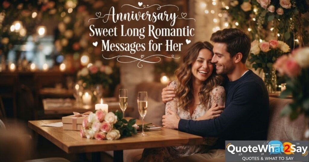 Anniversary Sweet Long Romantic Messages for Her
