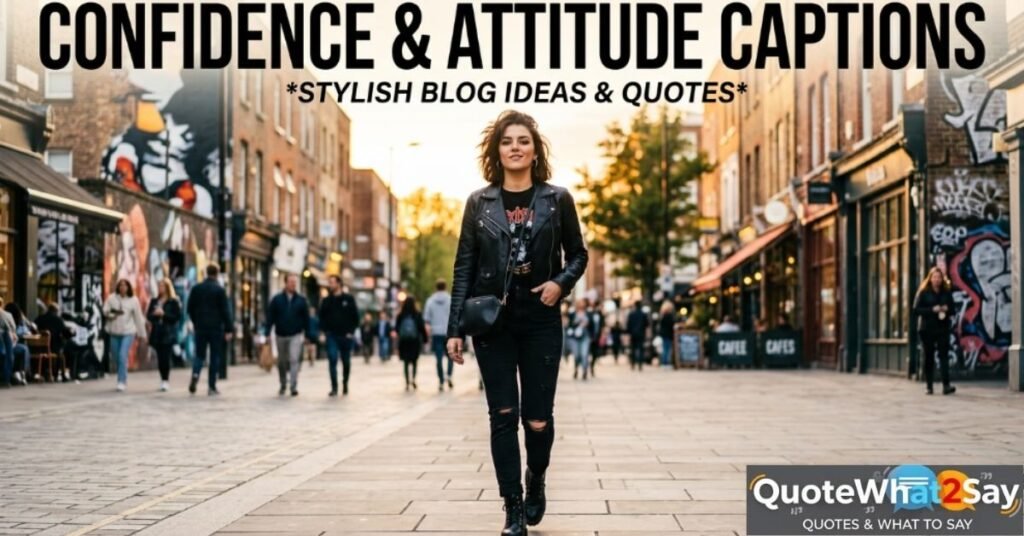 Confidence & Attitude Captions