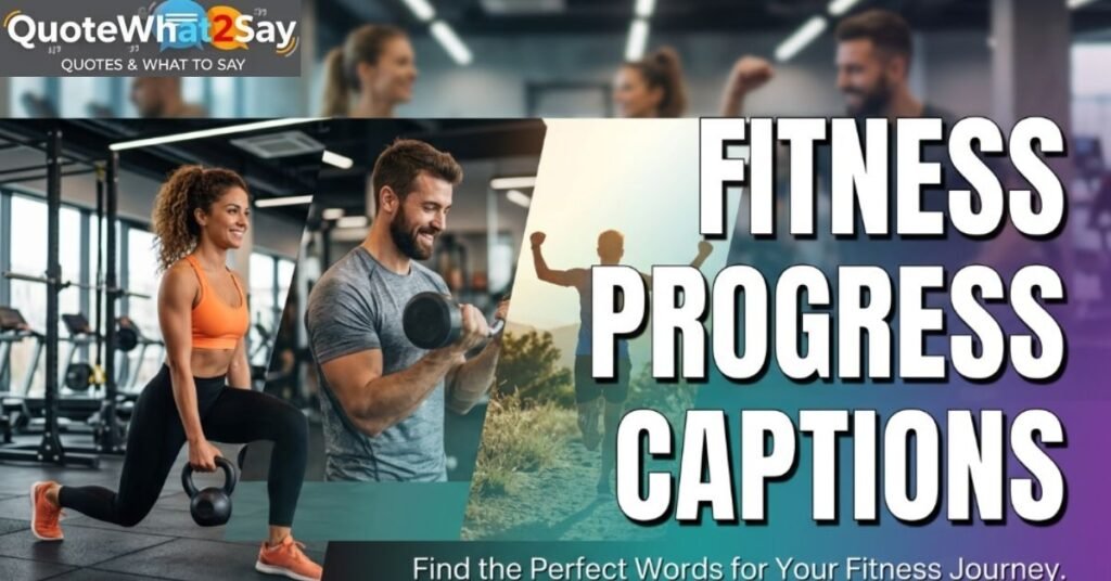Fitness Progress Captions