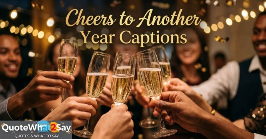 Cheers to Another Year Captions