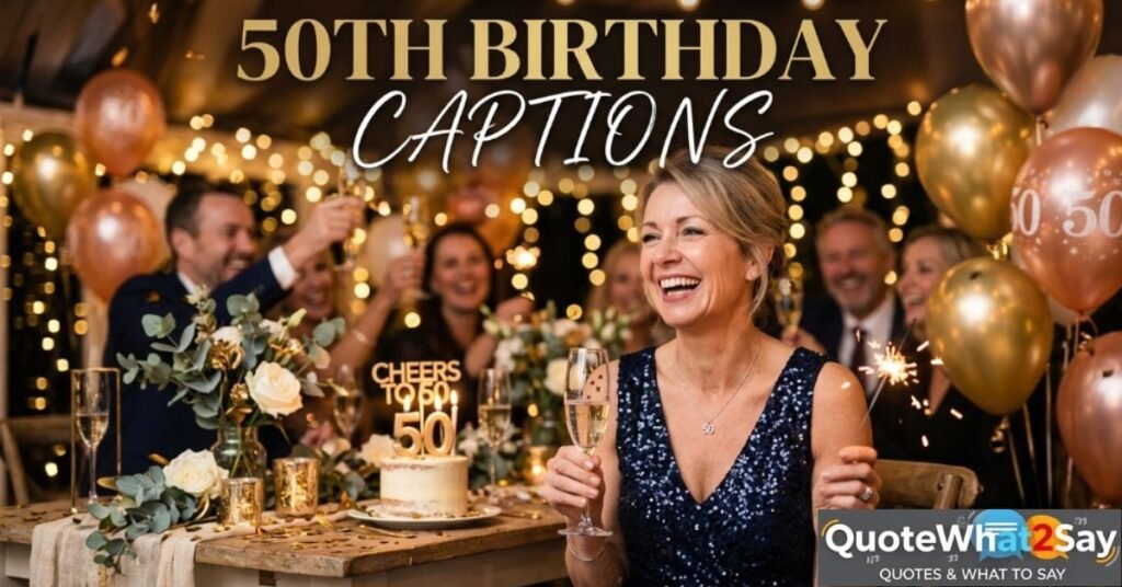 50th Birthday Captions
