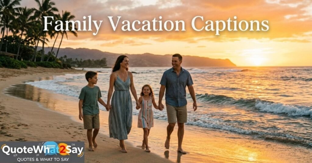 Family Vacation Captions