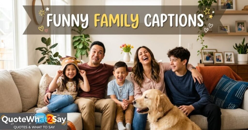 Funny Family Captions