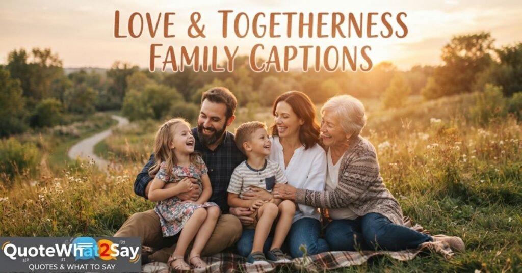 Love & Togetherness Family Captions