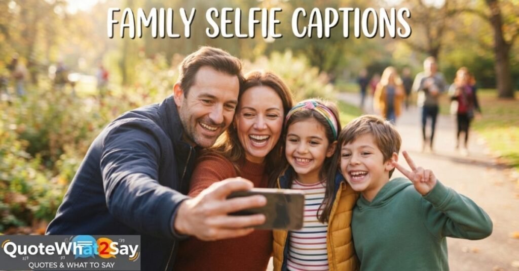 Family Selfie Captions
