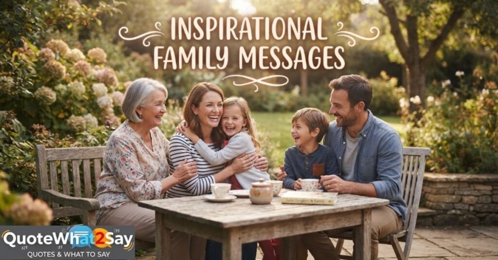 Inspirational Family Messages