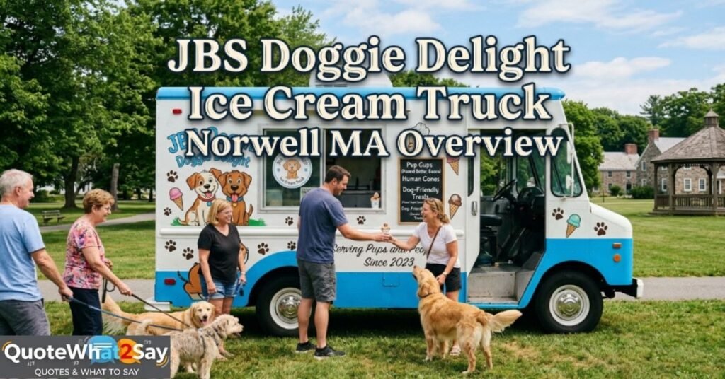 JBS Doggie Delight Ice Cream Truck Norwell MA Overview