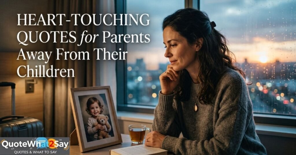 Heart-Touching Quotes for Parents Away From Their Children