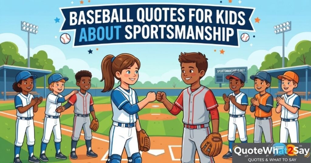 Baseball Quotes for Kids About Sportsmanship