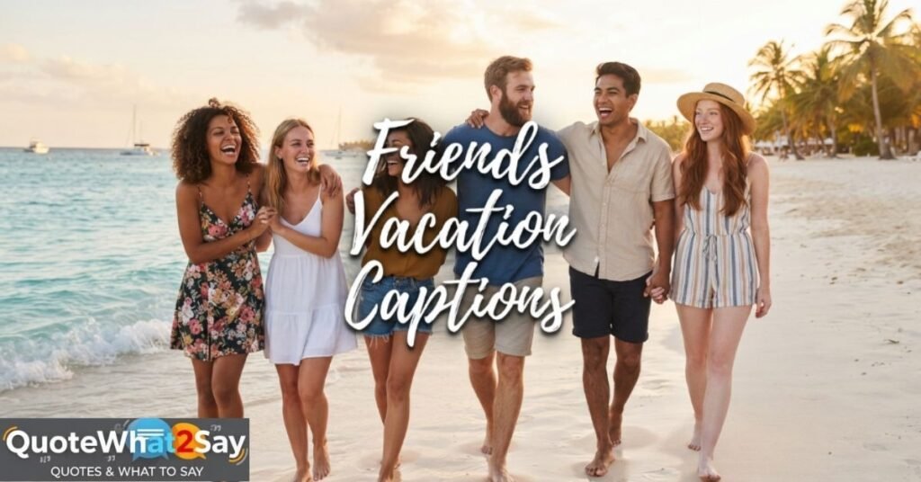 Friends Vacation Captions