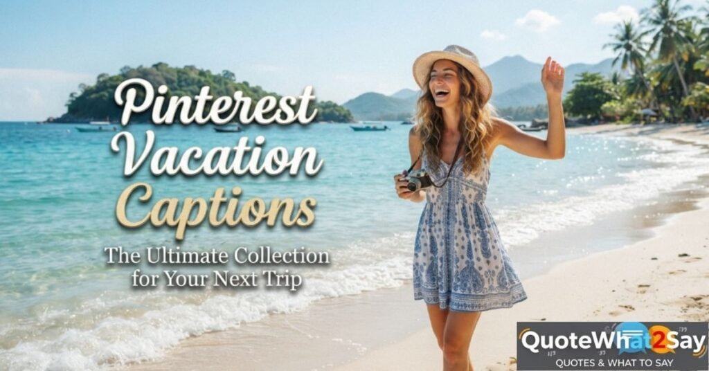 Pinterest Vacation Captions