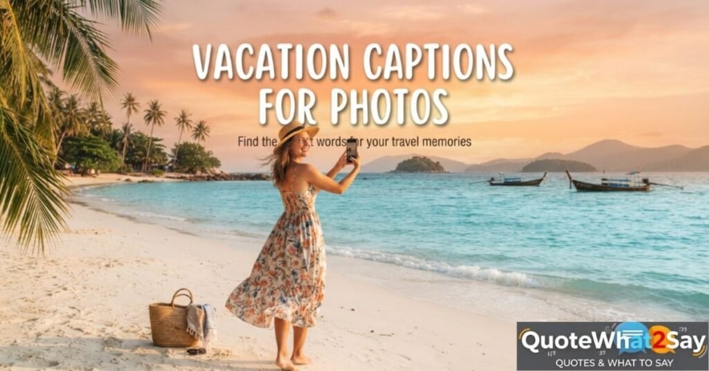 Vacation Captions for Photos