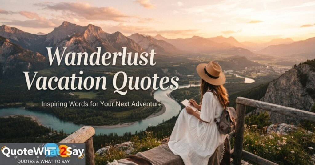Wanderlust Vacation Quotes