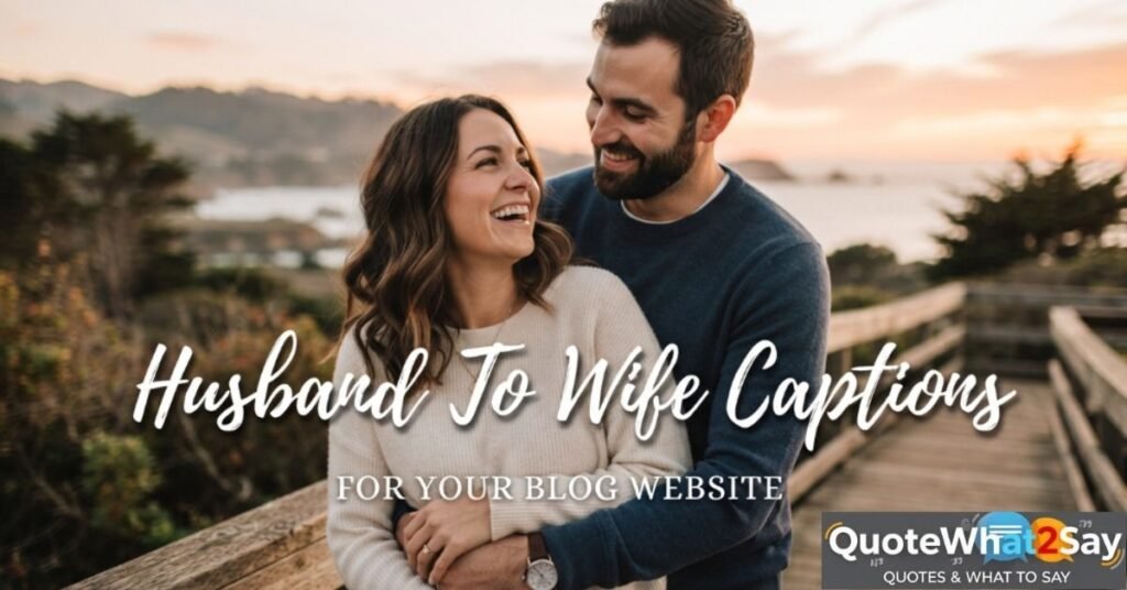 Husband To Wife Captions