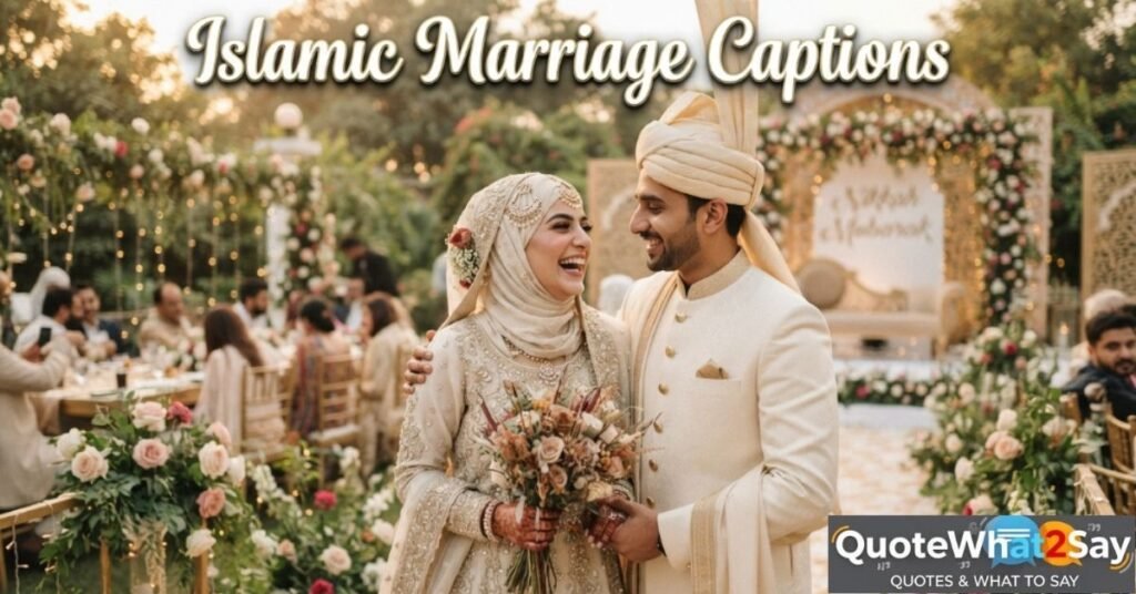Islamic Marriage Captions