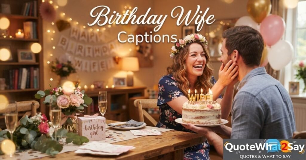 Birthday Wife Captions