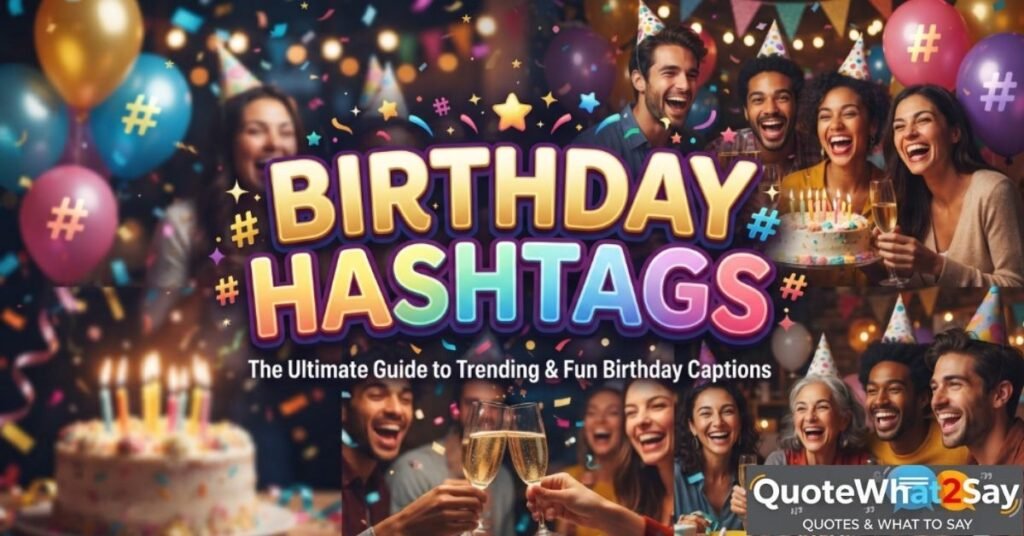 Birthday Hashtags