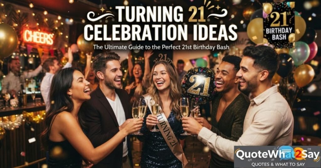 Turning 21 Celebration Ideas
