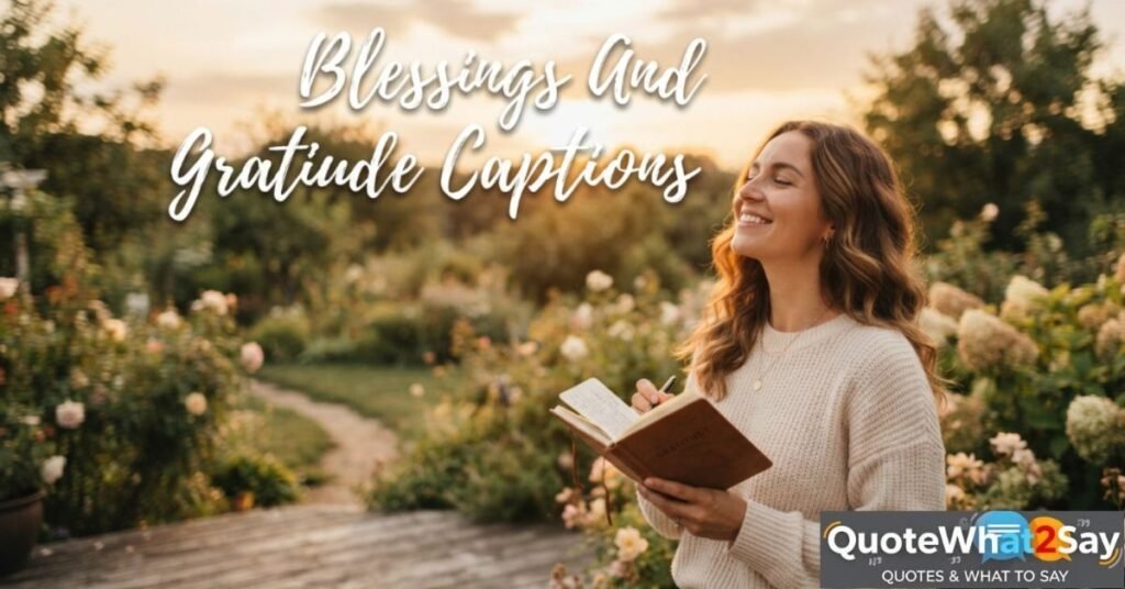 Blessings And Gratitude Captions