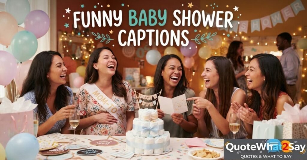 Funny Baby Shower Captions
