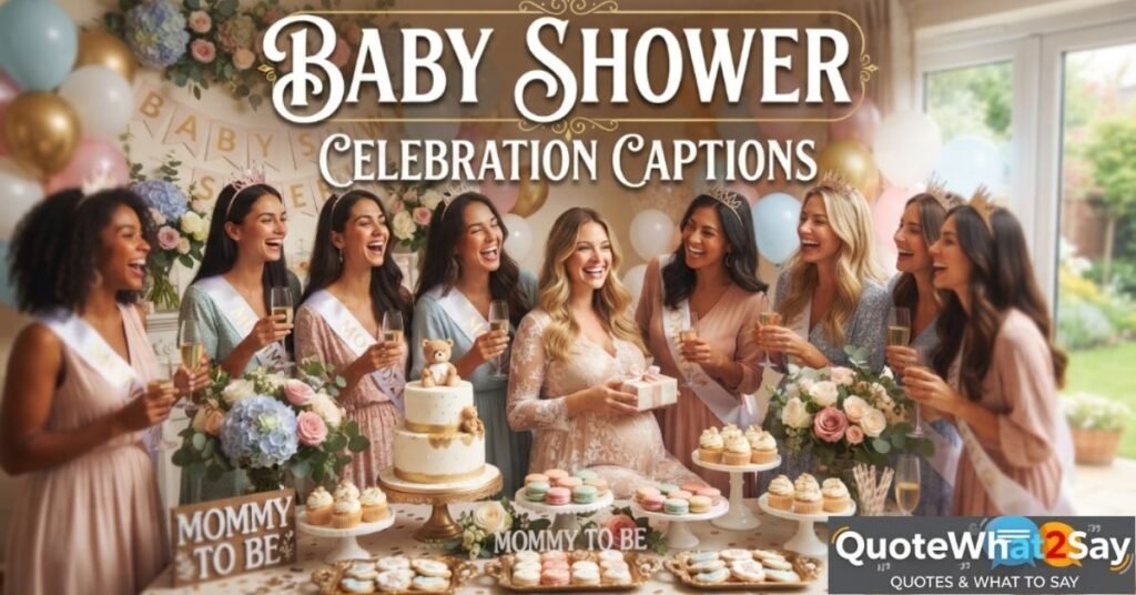 Baby Shower Celebration Captions