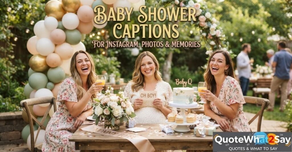 350+ Baby Shower Captions For Instagram, Photos & Memories