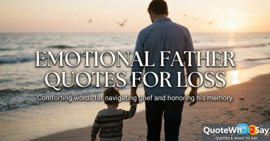 Emotional Father Quotes for Loss