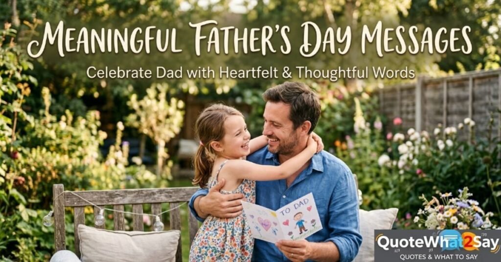 Meaningful Father's Day Messages