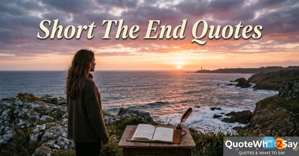 Short The End Quotes