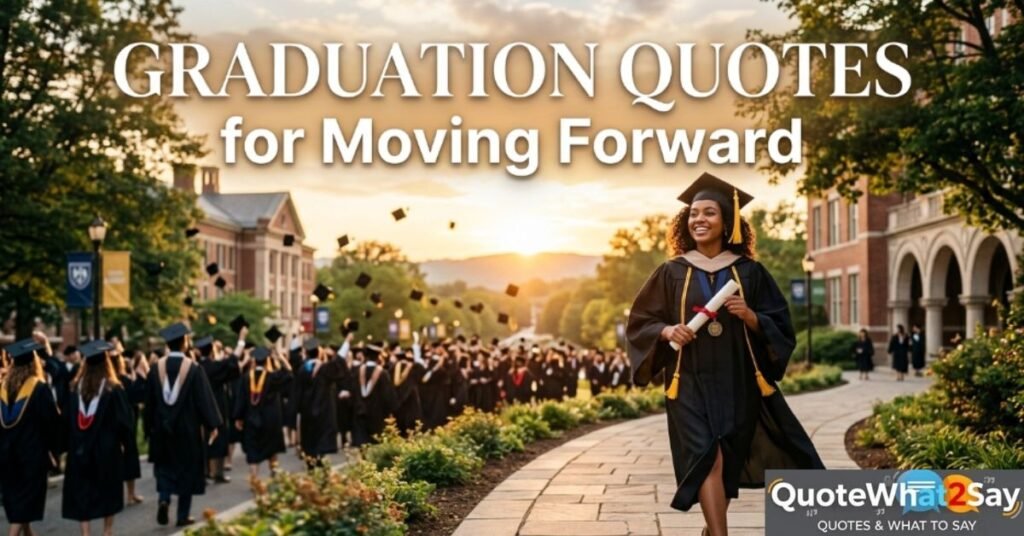Graduation Quotes for Moving Forward